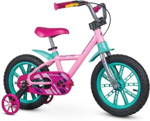 Bicicleta Infantil Aro 14 First Pro Feminina, Nathor, Multicor, Tamanho único